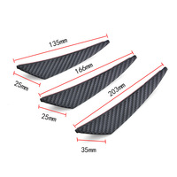 Bande de protection universelle en PVC pour pare-chocs de voiture, anti-collision, anti-rayures, spoiler aérodynamique, décoration de contour de pare-chocs avant
