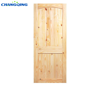 Diseño de <span class=keywords><strong>Puerta</strong></span> de Panel de Madera de <span class=keywords><strong>Pino</strong></span> Nudoso Macizo Tradicional para Decoración de Apartamentos - Product Image 3
