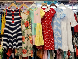 Vestido de Verano Transpirable para Niñas, Estilos Variados Disponibles, Mezcla Aleatoria de Vestidos Casuales de Color Sólido Estilo Princesa - Product Image 6