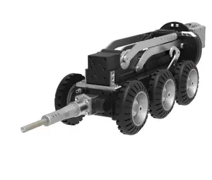 Fabrika kaynağı kanalizasyon paletli IP 68 boru muayene robotu boru kanalizasyon muayene kamera paletli