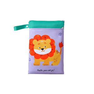 Portable Waterproof Diaper Bag With Lion Design For Travel And Maternity Storage Hanging Bag - Product Image 1
