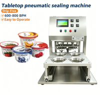 Machine de scellage de barquettes alimentaires personnalisées 2026 |   Scelleuse thermique pour contenants en aluminium et plastique pour l'emballage des plats à emporter