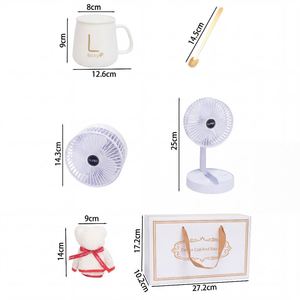 Trending Promotional Corporate <b>Gift</b> Set Custom Logo Ceramic Mug Fan Towel Combo for Business Event Empolyee Welfares - Product Image 3