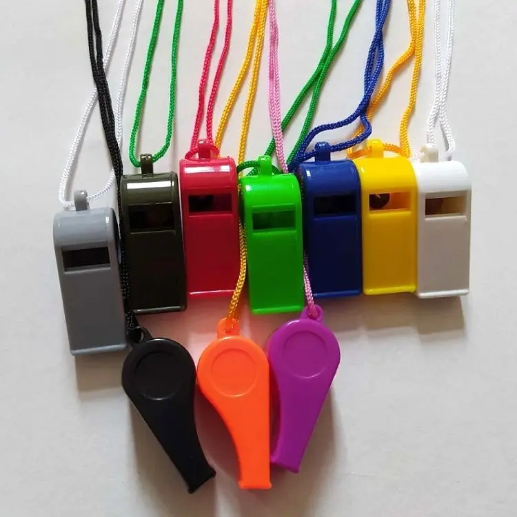 environment protection Plastic whistle customize plastic whistle colorful plastic whistles