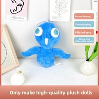 Peluche de jeu populaire en gros : Adorable poupée lapin clown pour collection de fans et cadeau