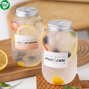 Hoge Kwaliteit Aangepaste <span class=keywords><strong>500Ml</strong></span> Pet <span class=keywords><strong>Plastic</strong></span> Transparante Drank Fles Met Schroefdop Voor Koffie Thee Sap Soda & Energie Dranken - Product Image 1
