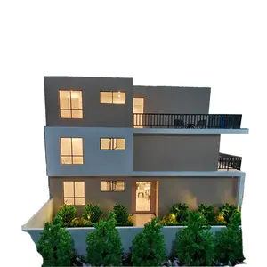 Unrivaled design 3d model miniature house with warm white lighting to Rwanda