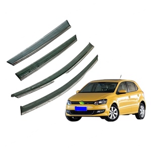 Déflecteur de Vitre de Voiture Pare-Pluie pour VOLKSWAGEN POLO – Protection Contre le Vent, le Soleil et la Pluie pour Vitres Latérales - Product Image 1