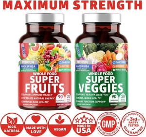OEM/ODM Sugar-Free Gluten-Free Superfood Fruit & Vegetable Immune Support Vitamins <b>Gummy</b> <b>Candy</b> for Adults - Product Image 2