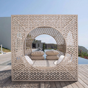 <span class=keywords><strong>Lit</strong></span> de repos d'extérieur moderne <span class=keywords><strong>pour</strong></span> hôtel, en rotin fait main avec structure en aluminium, séchage rapide, imperméable, convertible en canapé-<span class=keywords><strong>lit</strong></span>, <span class=keywords><strong>pour</strong></span> <span class=keywords><strong>cabane</strong></span> de plage et chaise longue creuse - Product Image 3