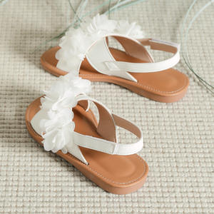 Sandales d'été transfrontalières pour filles, nouvelle mode 2026, pour jeunes et grandes filles, plates, pour étudiantes - Product Image 2