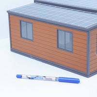 ODM OEM personnalisation haut de gamme maison préfabriquée en conteneur maison mobile préfabriquée petite maison mini modèle construction rapide portable mobile