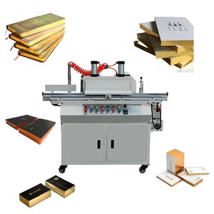 Double 100 Machine automatique de polissage et de dorure de bord de livre de haute qualité Machine d'impression de feuille d'or Machine d'estampage à chaud - Product Image 1