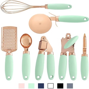 Multifunctional <b>Kitchen</b> <b>Gadgets</b> Copper Coated Stainless Steel <b>Kitchen</b> <b>Tool</b> Sets with Anti-Slip Handles - Product Image 1