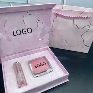 Wholesale luxury brand high-end waterproof mineral blush and color-changing lipstick cosmetic sets and gift boxes - Product Image 1