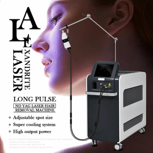 Épilateur laser à impulsions longues pour usage en salon, refroidissement doux de la peau, 755+1064nm Nd Yag Alexandrite, machine d'épilation laser - Product Image 2