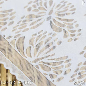 ידידותי לסביבה גבוהה ניילון סטרץ 'פרפר סטייל תחרה יוקרתי בד 21 ס "מ לבן רך למתוח תחרה אלסטי לקצץ - Product Image 4