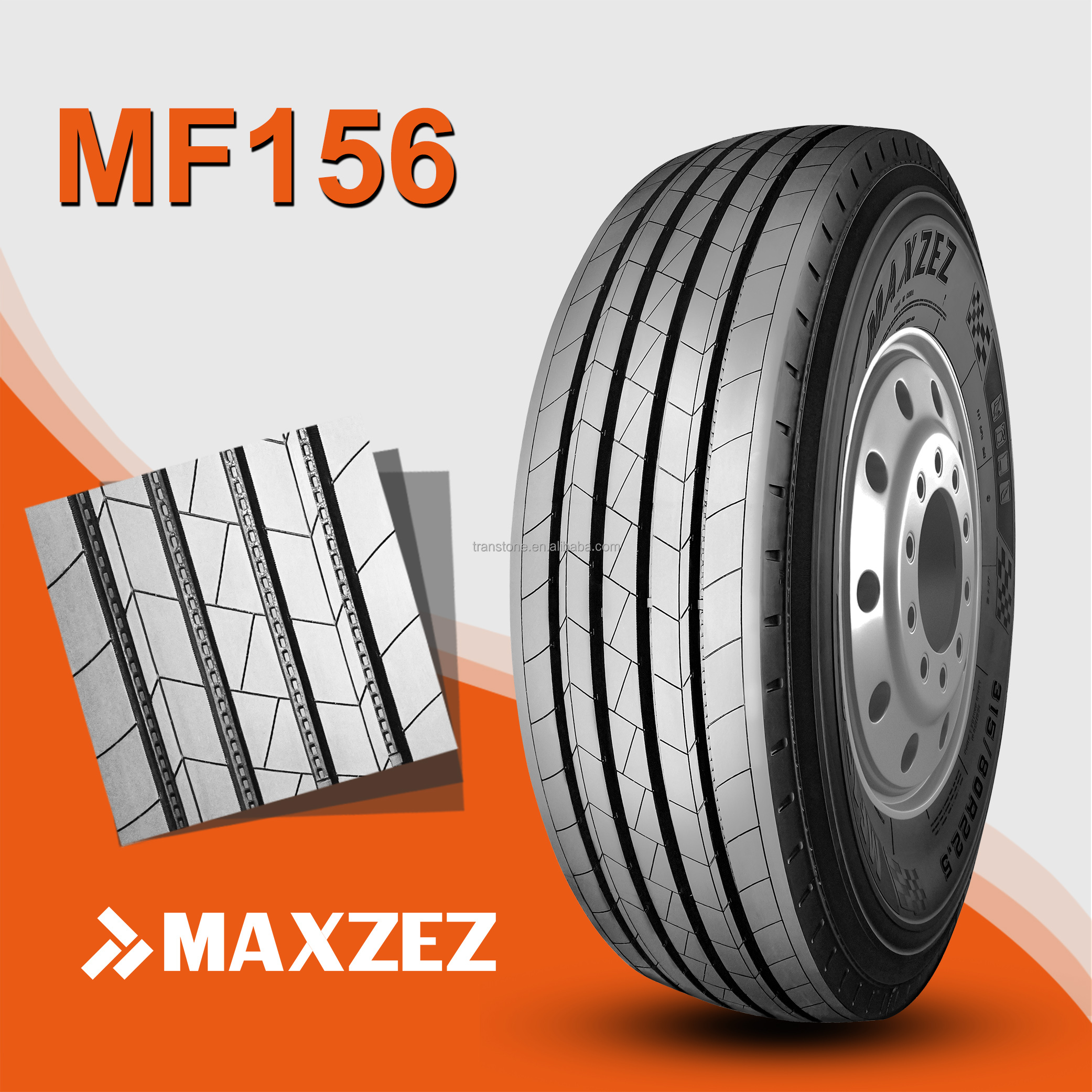 MAXZEZ 385/65R22.5 Tires - Durable, High-performance