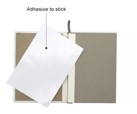 Cuir Pu blanc, taille personnalisée, adhésif, pour ordinateur portable, feuilles vierges, Sublimation, transfert de chaleur, impression UV, Agenda