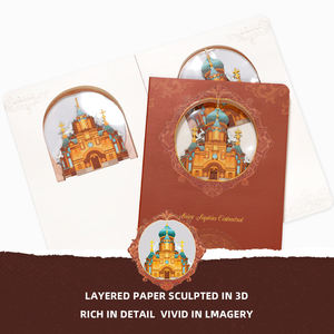 สมุดบันทึกปกแข็ง A5 <span class=keywords><strong>แบบ</strong></span>เย็บด้าย พร้อมงานประดิษฐ์กระดาษ 3 มิติ ลายพิมพ์ UV บน PVC สำหรับธุรกิจ การเดินทาง ของที่ระลึกสำหรับสาวๆ ในวันหยุด - Product Image 5