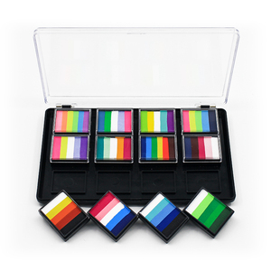 Paleta Vacía Personalizable de Material Vegetal Natural de 120g para Pintura Facial, Estuche Recargable Portátil para Pintura Corporal - Product Image 3