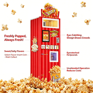 Distributore Automatico di Popcorn Commerciale Completamente Automatico 24H Self-Service con Pagamento in Contanti e Senza Contanti - Product Image 5