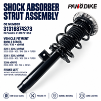 Amortisseur de suspension avant gauche pour véhicule, référence OE 31316874373 et 31316791553, pour BMW Série 3 F30 F35, pièce de rechange d'atelier en stock