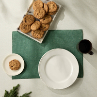 Tischsets Küchentücher mit Flacher Oberfläche und Stabiler Größe, Tischdekoration und Saisonale Kollektionen. Polyester Gewebter Stoff