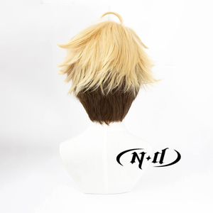 วิกผมคอสเพลย์ ND อาราชิ นารุคามิ ชุดประกอบผมจากอนิเมะ Ensemble Stars สำหรับงานคอมมิคคอน ทำจากเส้นใยทนความร้อนสูง สีน้ำตาลอ่อน ทนความร้อนสูง รุ่นโรส - Product Image 4