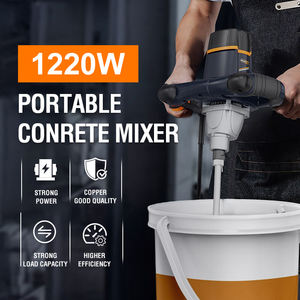 MAXXT 1220W Pengaduk Mortar Pengaduk Cat Beton Pengaduk Semen Bitumen Manual Praktis untuk Penggunaan di Rumah - Product Image 6