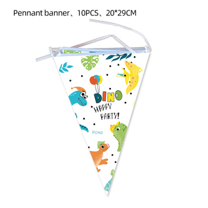 Dessin animé <span class=keywords><strong>dinosaure</strong></span> fête d'anniversaire pour enfants vaisselle plateau en <span class=keywords><strong>papier</strong></span> tasse <span class=keywords><strong>serviette</strong></span> en <span class=keywords><strong>papier</strong></span> nappe décoration fête et fournitures de vacances - Product Image 5
