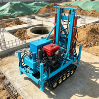 Petite plateforme de forage de puits d'eau de 200 m pour l'irrigation et l'abreuvement du bétail