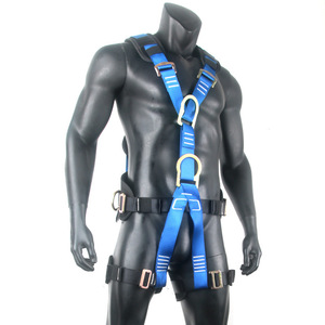Zhongyu Full Body Safety Harness 45mm Webbing 22KN Tensile Strength For High Altitude <b>Work</b> And Rock Climbing - Product Image 4