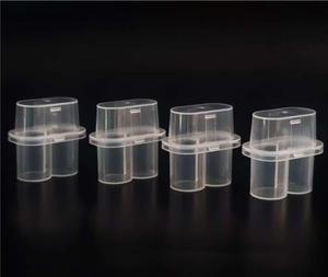 Custom 3ml 2 Vial Vaccine Bottle Containers Durable Portable Peptide Lyophilized Powder <b>Plastic</b> Vial Storage <b>Box</b> - Product Image 1
