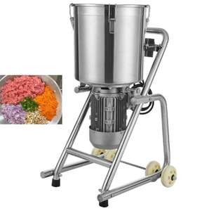 Broyeur alimentaire de grande capacité 30L - Machine <span class=keywords><strong>mobile</strong></span> en acier inoxydable pour la transformation de la viande et des épices - Product Image 1