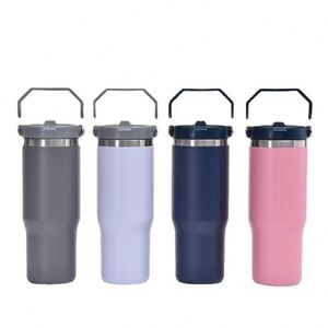 Handle Grip Beverage Tumbler for Car Travel, 20oz Stainless Steel Vacuum <b>Insulated</b> <b>Cup</b> for Daily Use - Product Image 5