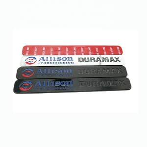 Autocollants d'emblème de capot ALLISON <span class=keywords><strong>DURA</strong></span> MAX BLACK CHROME - Product Image 2
