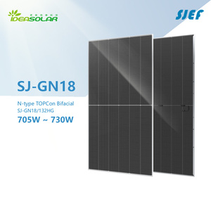 แผงโซลาร์เซลล์ Shijing 705-730WpTOPCon แบบสองหน้าพร้อมกระจก มีสินค้าในสต็อก 705-730WpTOPCon Solar Shijing - Product Image 4