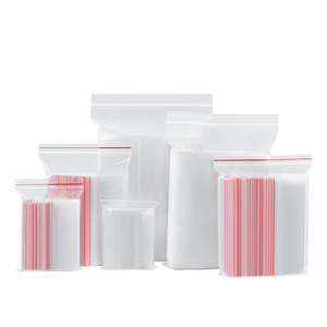 Cross Border Transparent Pe Zipper Bags Food Grade Thickened Sealing Bags For Packaging Repackaging Various Sizes - Product Image 3