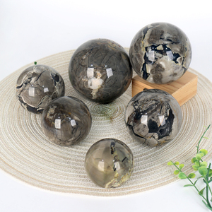 Wholesale Feng Shui Style Spirit <b>Crystal</b> <b>Ball</b> Polished Raw Stone Flame Agate Sphere for Home Decoration and Healing - Product Image 4