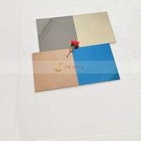 Panneau mural en acier inoxydable EX276 avec placage PVD, finition miroir brossé n°4, 4x8 pieds, épaisseur 0,5-0,8 mm, pour pliage et découpe