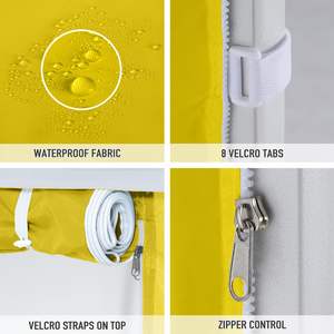 Paroi latérale Canopy SunWal pour tente pop-up, kit de parois latérales pour tente pop-up, auvent à quatre coins - Product Image 3