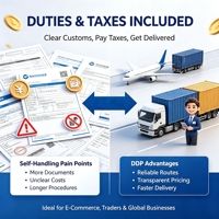 Services de transit de fret Chine-Inde via DHL, UPS, FedEx avec conditions DDU/DAP/DDP, expédition express aérienne et stockage