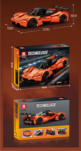 Set de Bloques de Construcción KTM GTR Superdeportivo, 2812 Piezas, Escala 1:8, Modelo de Auto de Carreras de Gran Tamaño, <span class=keywords><strong>Juguete</strong></span> de Colección para Adultos y Niños, Regalo - Product Image 5