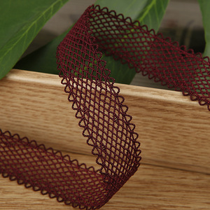 19mm 200yards Mesh Hollow Lace Ribbon with Scalloped Edge Breathable Openwork Woven Trim Gift Wrapping DIY Hair <strong>Bow</strong> - Product Image 6