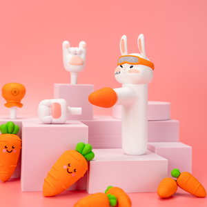 Beoka 2026 Mini Pistola de Masaje Eléctrica Vibratoria Tipo Conejo de Alta Calidad para Tejido Profundo, Masajeador Corporal Muscular Fascial con Logotipo Personalizado - Product Image 3