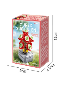 Zhiqu unisex DIY xây dựng đồ chơi Kit nhựa <span class=keywords><strong>succulents</strong></span> bonsai hoa phong lan bó hoa trang trí xe ô tô điện tử lấy cảm hứng từ - Product Image 2