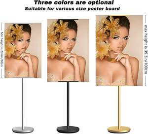 Chevalet de <span class=keywords><strong>peinture</strong></span> métallique robuste et réglable multi-angles, support de <span class=keywords><strong>sol</strong></span> pour affiches et panneaux, présentoir intérieur/extérieur - Product Image 4