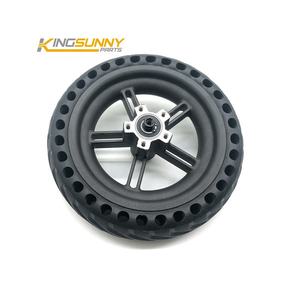 King Sunny 8.5 pouces nid d'abeille solide pneu <span class=keywords><strong>roue</strong></span> arrière pour <span class=keywords><strong>M365</strong></span> Scooter électrique pièces de rechange Escooter réparation accessoire - Product Image 1
