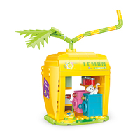 COGO Lot de 257 blocs de construction créatifs en plastique pour maison fruitière, jeu éducatif pour enfants
